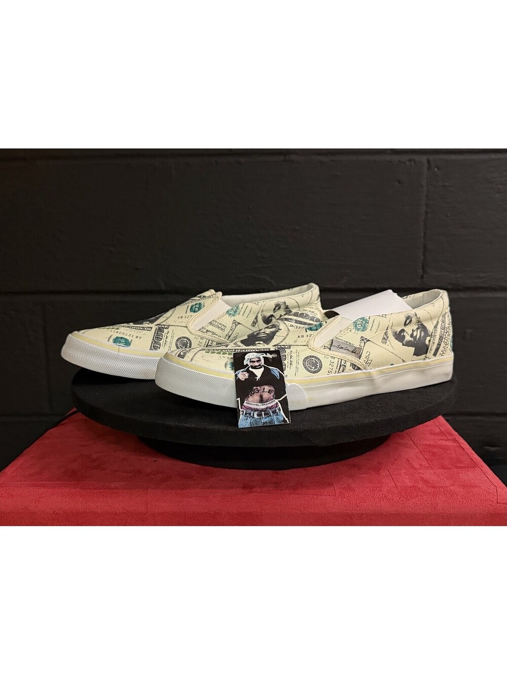 MAKAVELI BRANDED TUPAC SNEAKERS DEADSTOCK 1990s 2000s ARCHIVE SPECIMEN 9.5